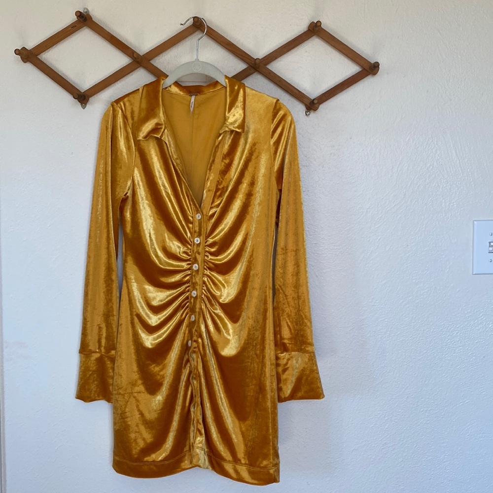 Free People Metallic Dress